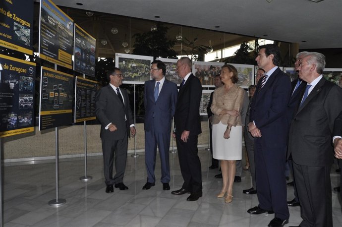 Rajoy visitó la exposición conmemorativa del 30º aniversario de la factoría