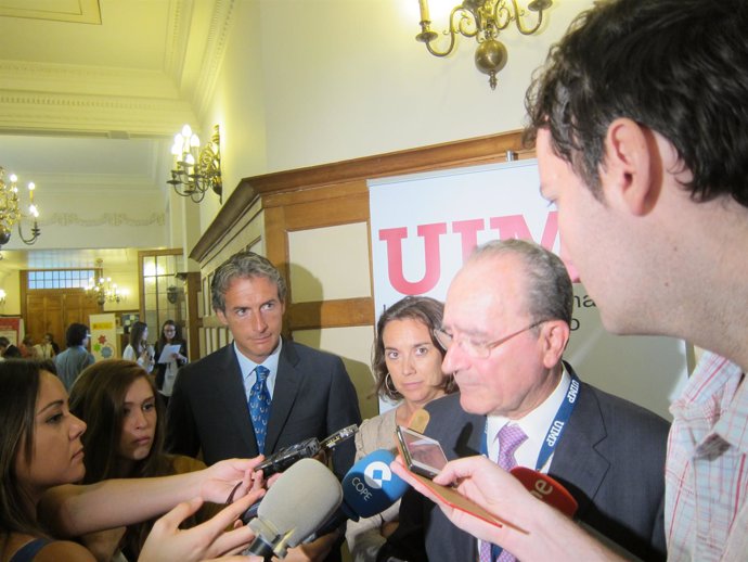 Alcaldes de Santander, Logroño y Málaga en la UIMP