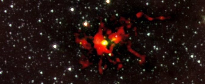 Nacimiento de la estrella más masiva de la Vía Láctea 