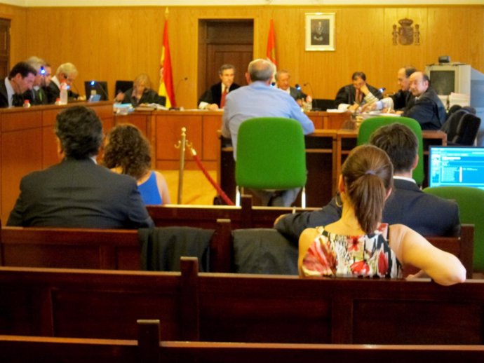 Manuel Gómez Maroñas, declarando ante la Audiencia de Valladolid.