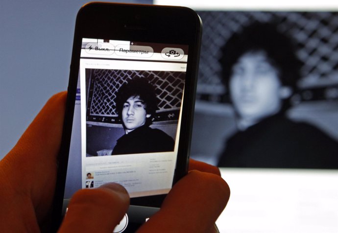 Imagen del acusado Dzhokhar Tsarnaev