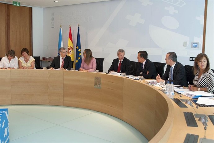 Consello de la Xunta presidido por Alfonso Rueda.
