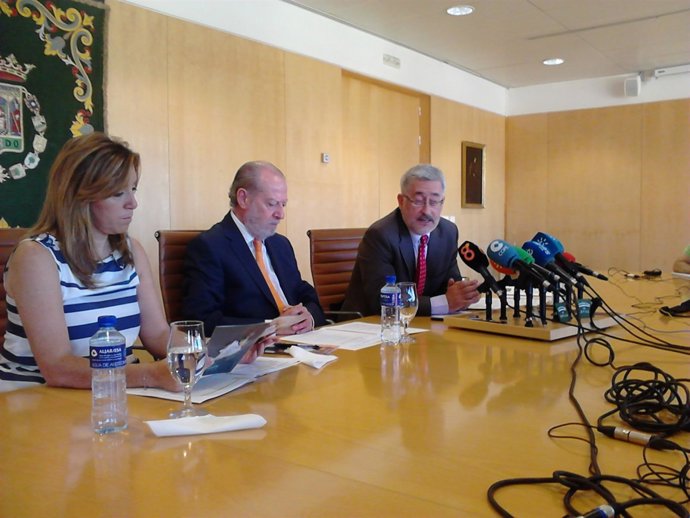 Díaz, Villalobos y Ávila anuncian la reapertura de la mina.