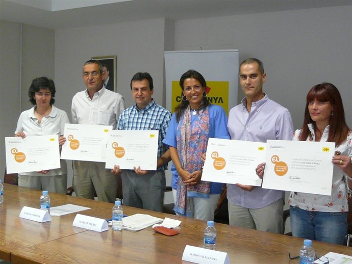 Representantes de las Valls d' Àneu reciben la certificación  DTF