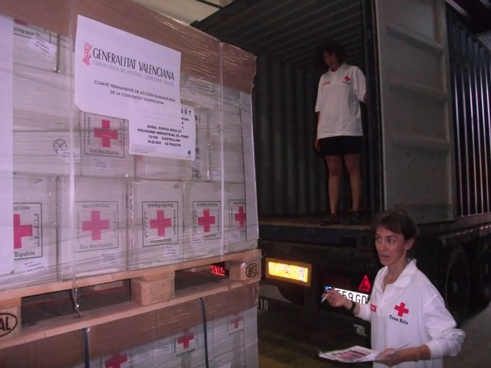 Envio de Cruz Roja a Siria 