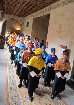 Acto académico en la USAL