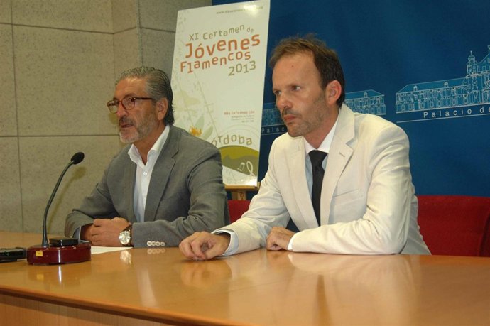 Pineda y Pino en la rueda de prensa