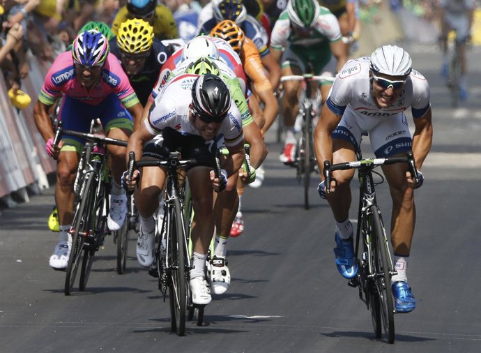 El corredor alemán Marcel Kittel logra su tercer triunfo en el Tour