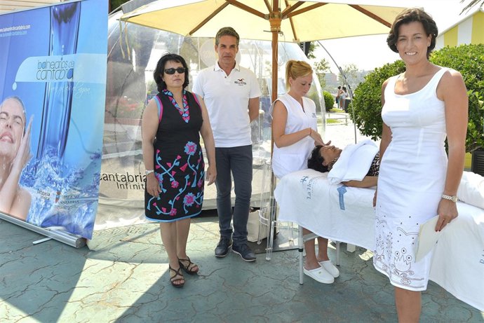 La Asociación de Balnearios participa por primera vez en los Baños de Ola