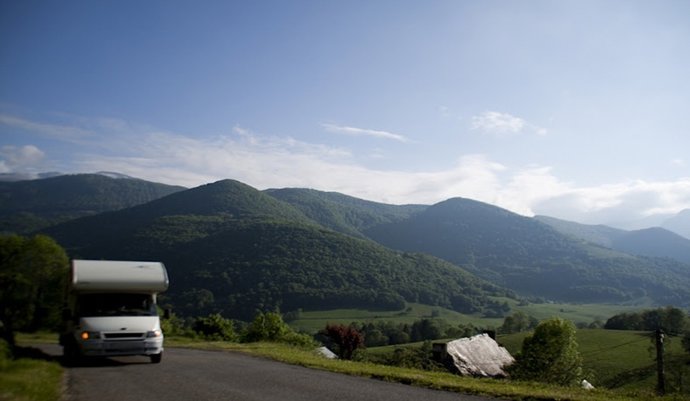 Una pareja de Mijas y sus dos hijos dan la vuelta al mundo en autocaravana