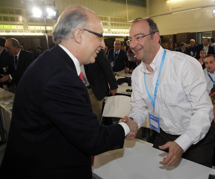 El alcalde de Almería con Cristóbal Montoro