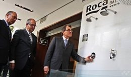 Visita de Mas al 'showroom' de Roca en Sao Paulo (Brasil)