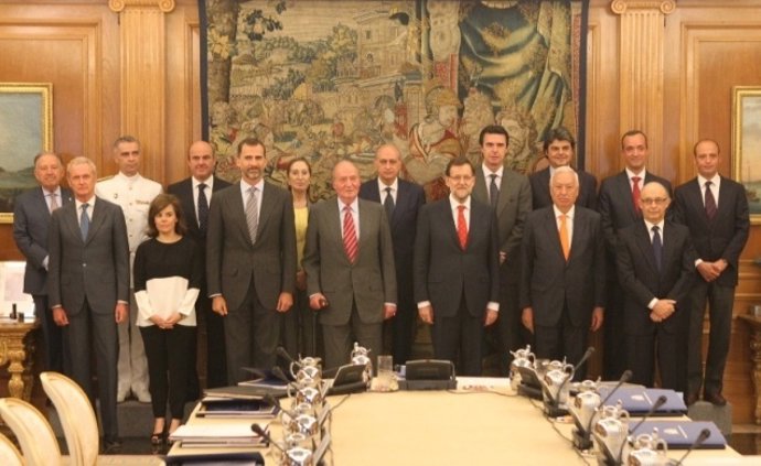 El Rey preside el primer consejo de Seguridad Nacional