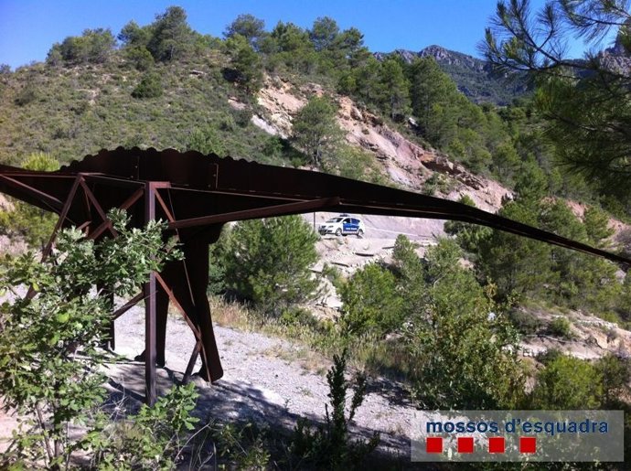 Yacimiento de Coll de Nargó donde restituyó la pieza