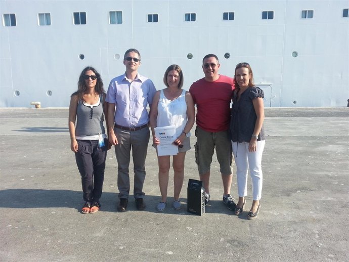 Pasajero 200.000 en el Puerto de Palamós