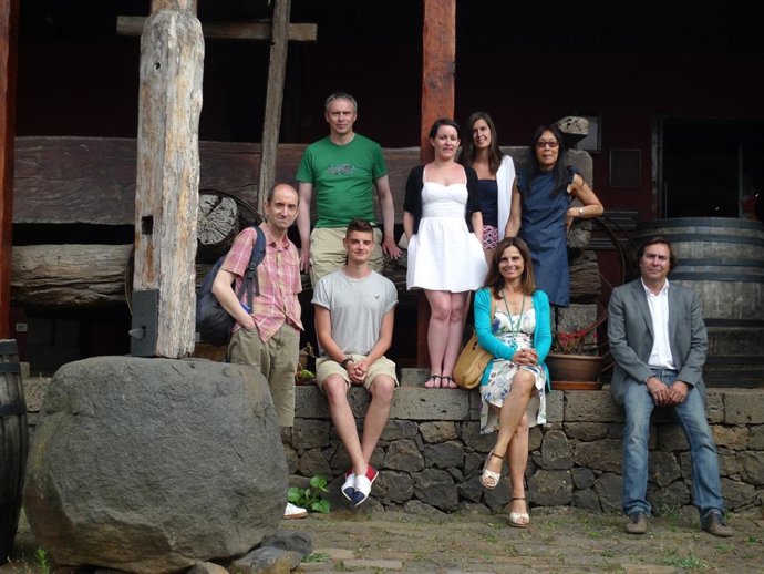 Periodistas que han visitado la isla