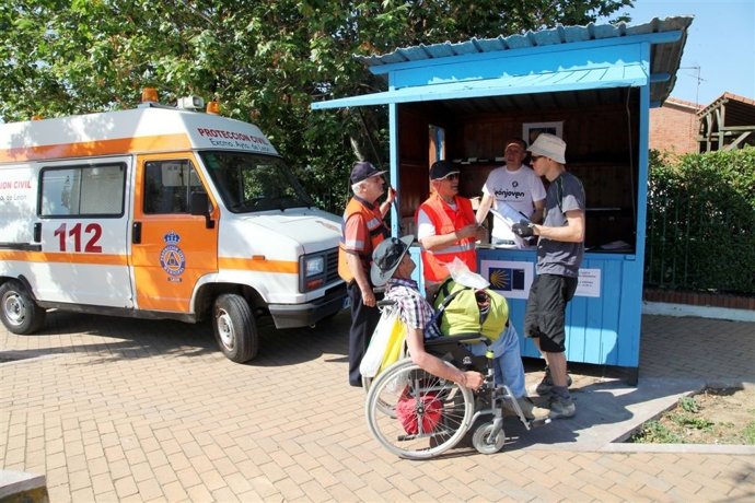 Punto de atención a peregrinos