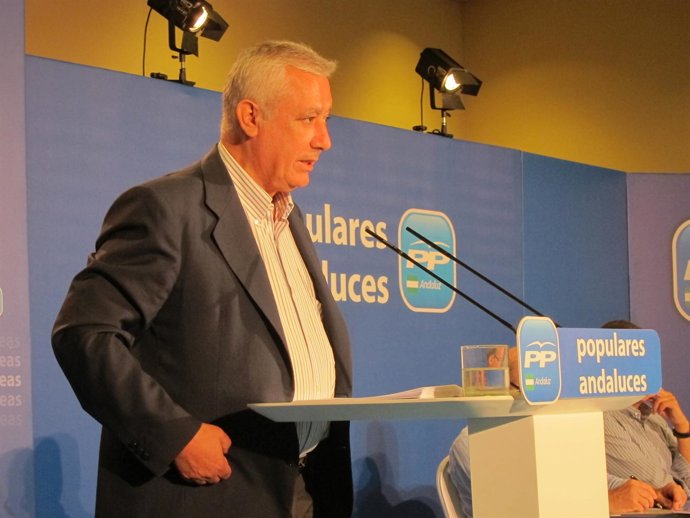 Javier Arenas, secretario general del PP-A. 