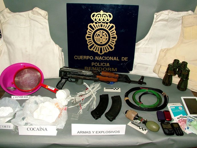 Efectos intervendios por la Policía Nacional