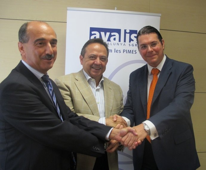 J.Cervera (Avalis), J.R.Sanromà (ICF) y E.Gallart (Bankinter)