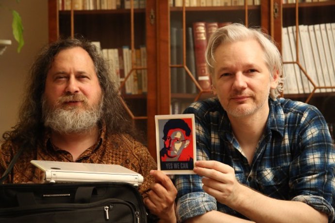 Richard Stallman y Edward Snowden