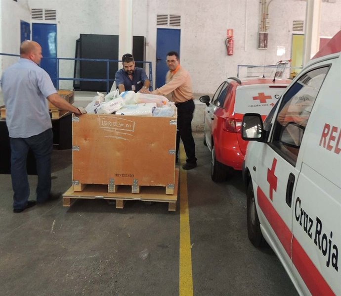 Repsol ha hecho entrega de 2.000 kilos de alimentos a Cruz Roja Cartagena