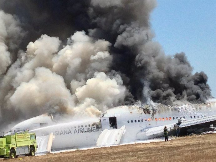 Accidente avión Boeing 777 de Asiana en San Francisco