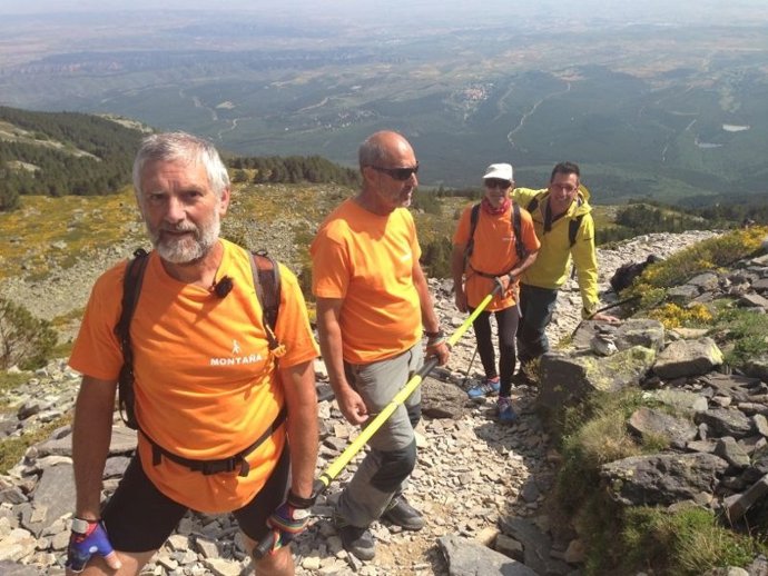 'Chino Chano', De Aragón TV, Asciende Al Moncayo Con Personas Ciegas