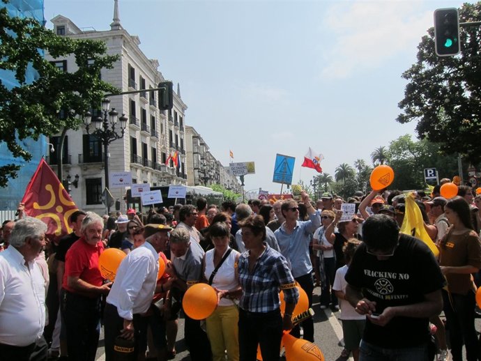 Concentración contra el fracking