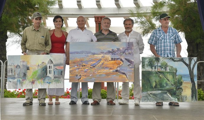 Ganadores del I Concurso de Pintura de los Baños de Ola