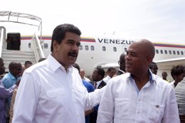 Nicolás Maduro y Michel Martelly,