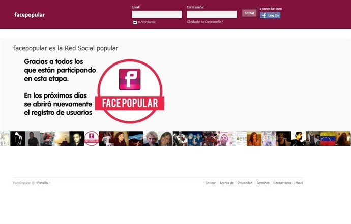 Alternativa a Facebook en Argentina Face Popular