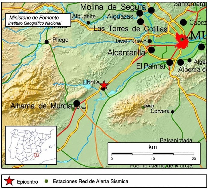 Terremoto en Librilla