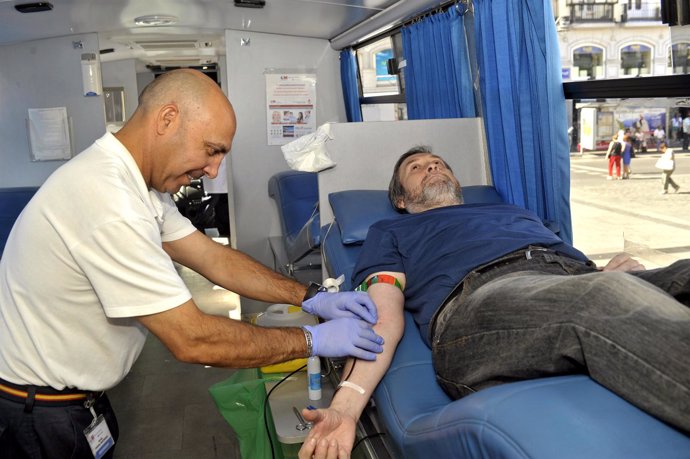 Donación de sangre, donar, donando 