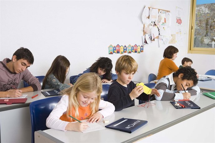 Alumnos del centro Kumon