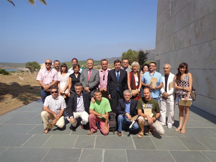 El consejero andaluz Luis Planas en Baelo Claudia