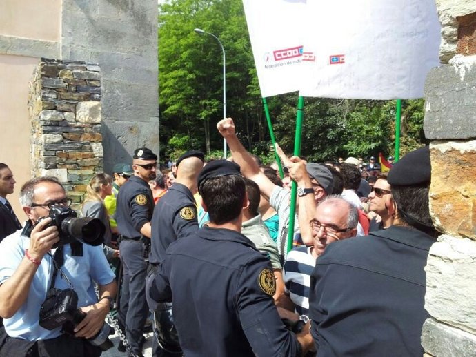Protestas contra la Reina y Soria en el Monastrio de Corias
