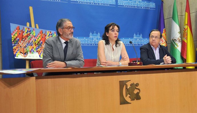 Pineda, Ceballos y Forcada en la presentación del festival