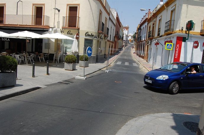 La calle Herrero estará cortada durante unos meses. 