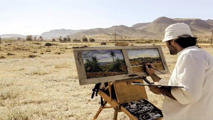 Daniel Formigo pinta 'Almería como modelo'