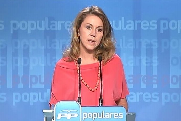 Cospedal: "No acepto chantajes de nadie"