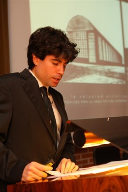 David Resano presenta su tesis sobre arquitectura.