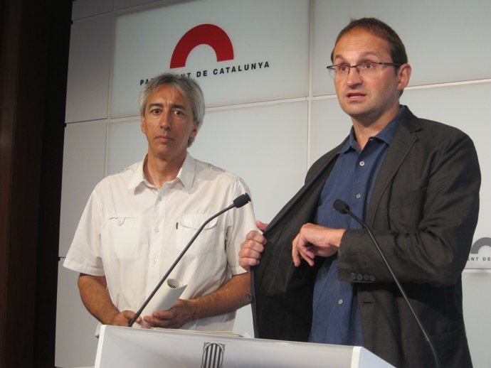 David Companyon y Joan Herrera, ICV-EUiA