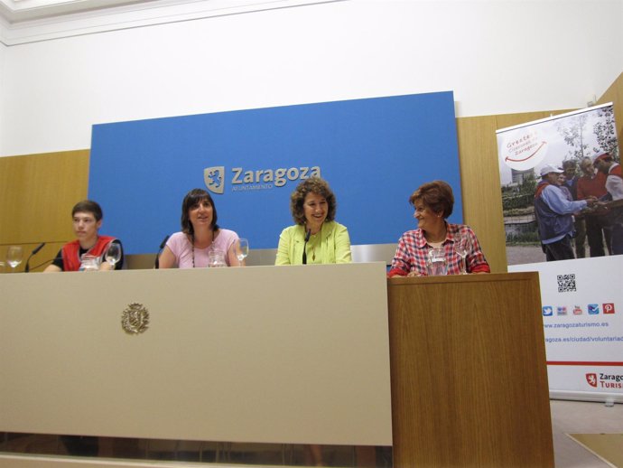 Presentación del nuevo servicio de 'greeters-cicerones' de Zaragoza