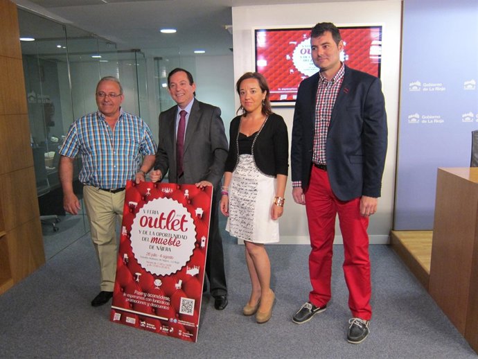 Presentación de la V Feria Outlet del Mueble de Nájera