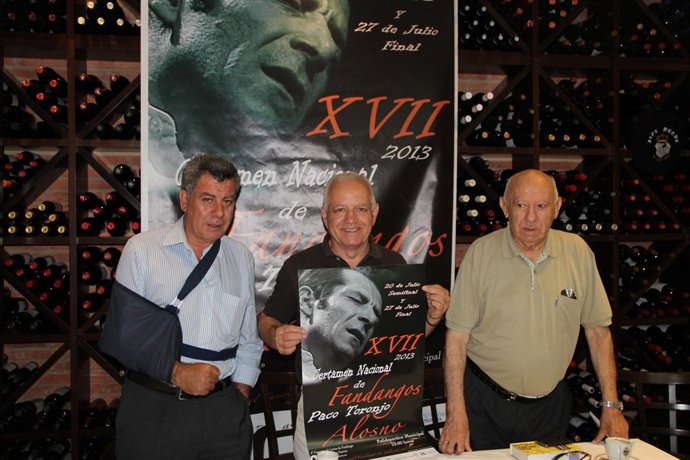 Presentación del XVII concurso de fandangos 'Paco Toronjo' en Alosno (Huelva).