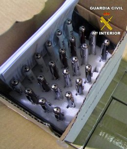 Punteros láser decomisados en Marratxí 