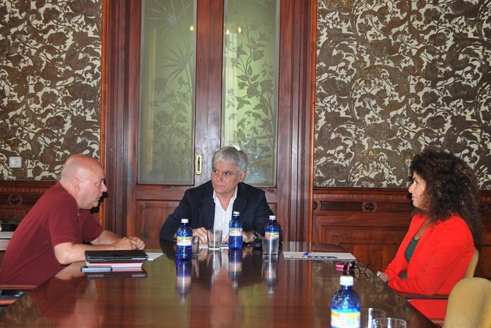 Pérez (c), con Arteaga y Gutiérrez