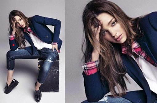 Miranda kerr repite como imagen para mango