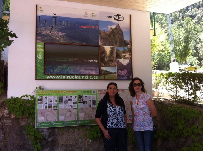 Ángeles Férriz visita La Iruela